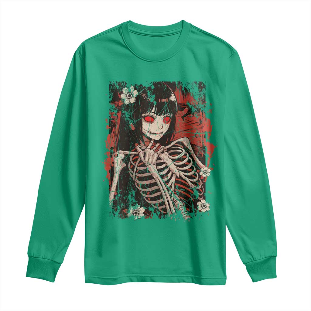 Horror Anime Manga Long Sleeve Shirt Japan Japanese Creepy Kawaii Goth - Wonder Print Shop