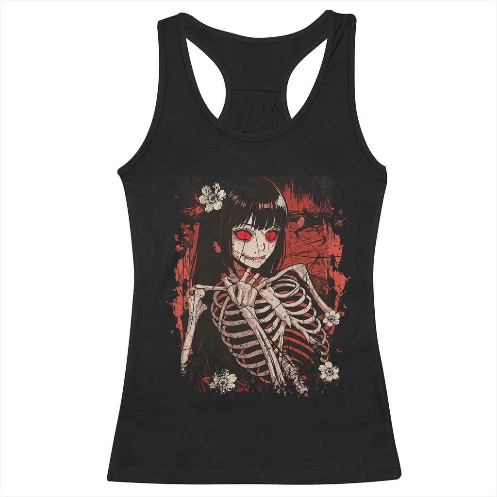 Horror Anime Manga Racerback Tank Top Japan Japanese Creepy Kawaii Goth - Wonder Print Shop