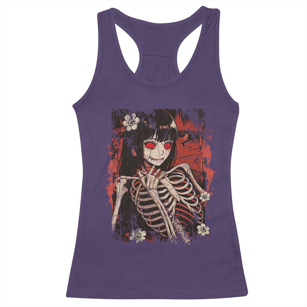 Horror Anime Manga Racerback Tank Top Japan Japanese Creepy Kawaii Goth - Wonder Print Shop