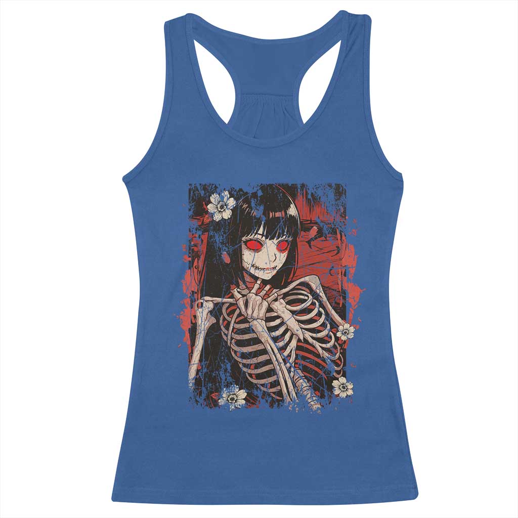 Horror Anime Manga Racerback Tank Top Japan Japanese Creepy Kawaii Goth - Wonder Print Shop