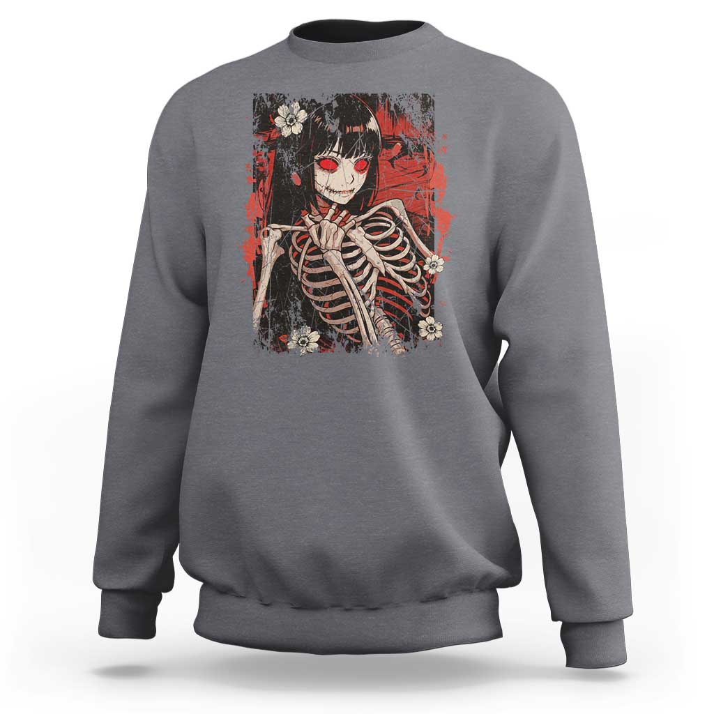 Horror Anime Manga Sweatshirt Japan Japanese Creepy Kawaii Goth - Wonder Print Shop