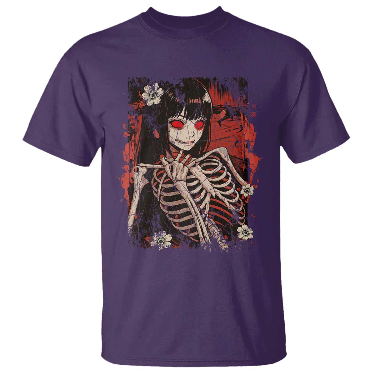 Horror Anime Manga T Shirt Japan Japanese Creepy Kawaii Goth - Wonder Print Shop