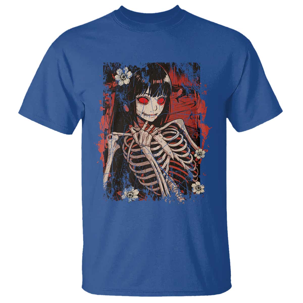 Horror Anime Manga T Shirt Japan Japanese Creepy Kawaii Goth - Wonder Print Shop
