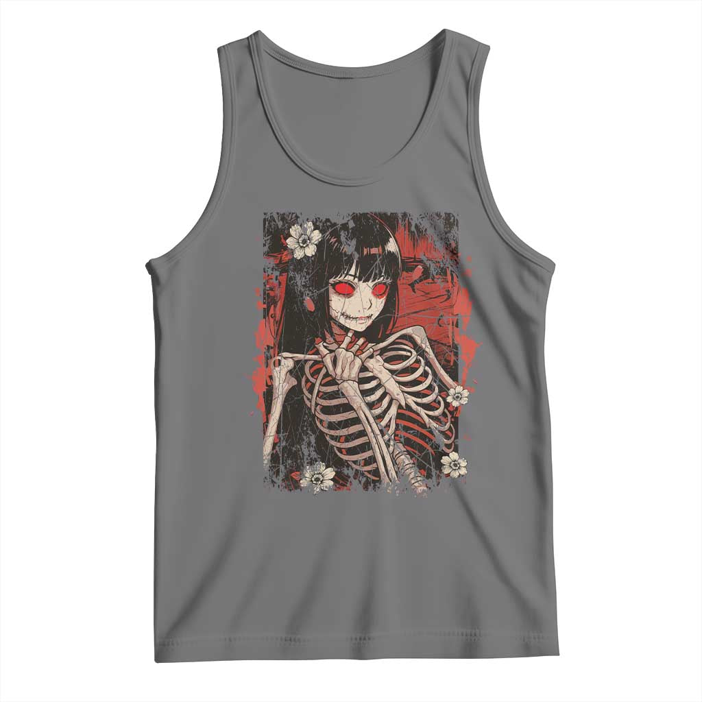 Horror Anime Manga Tank Top Japan Japanese Creepy Kawaii Goth - Wonder Print Shop