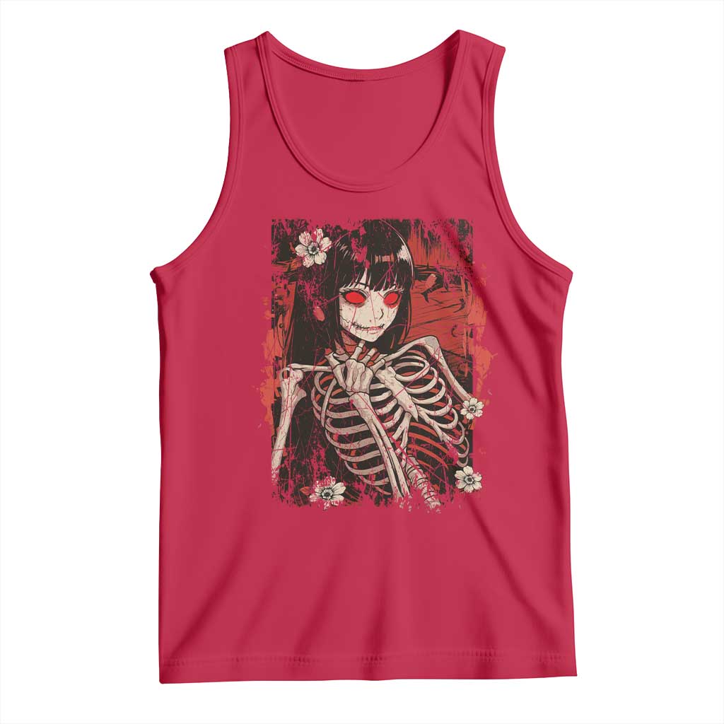 Horror Anime Manga Tank Top Japan Japanese Creepy Kawaii Goth - Wonder Print Shop