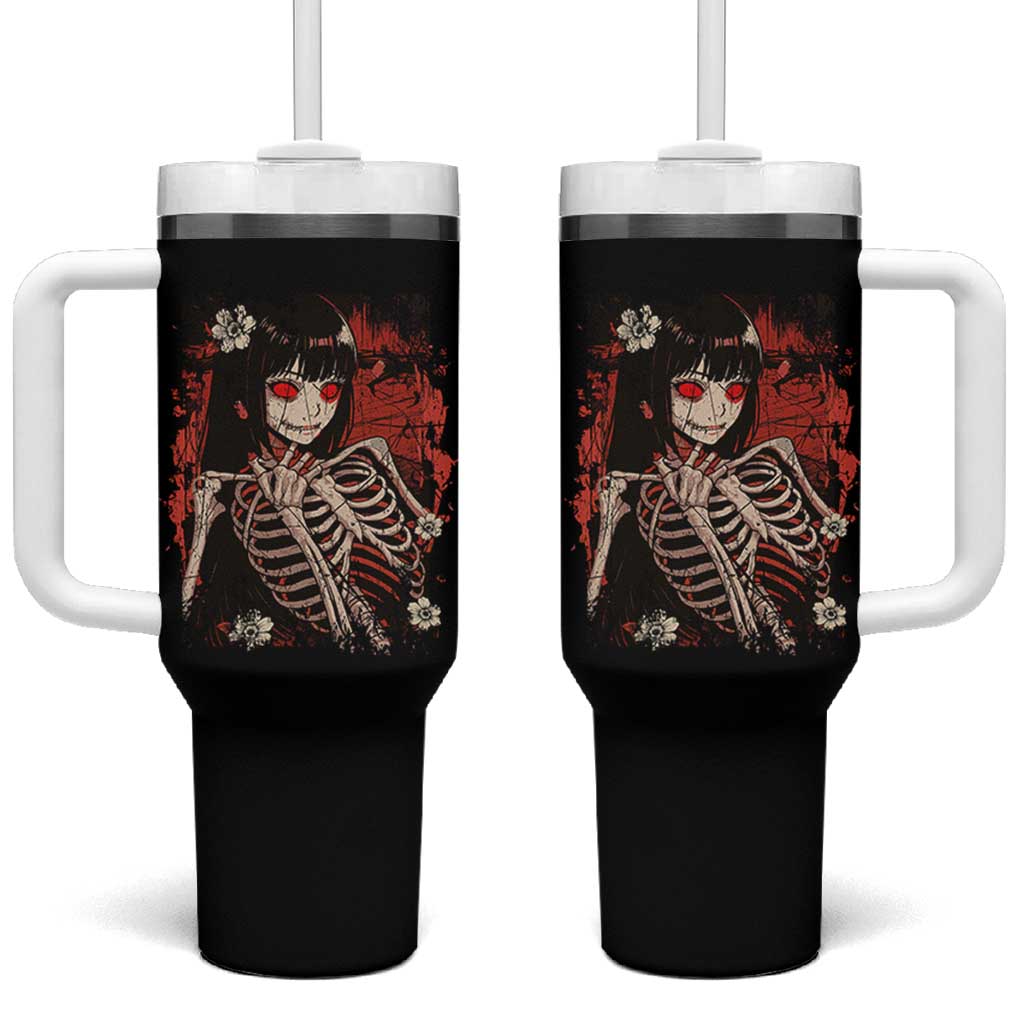 Horror Anime Manga Tumbler With Handle Japan Japanese Creepy Kawaii Goth - Wonder Print Shop