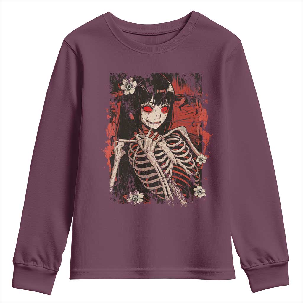 Horror Anime Manga Youth Sweatshirt Japan Japanese Creepy Kawaii Goth - Wonder Print Shop