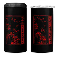 Japanese Spider Lily 4 in 1 Can Cooler Tumbler Soft Grunge Anime Aesthetic Flower - Wonder Print Shop