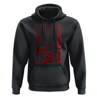 Japanese Spider Lily Hoodie Soft Grunge Anime Aesthetic Flower - Wonder Print Shop