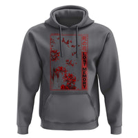 Japanese Spider Lily Hoodie Soft Grunge Anime Aesthetic Flower - Wonder Print Shop