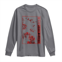 Japanese Spider Lily Long Sleeve Shirt Soft Grunge Anime Aesthetic Flower - Wonder Print Shop