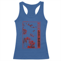 Japanese Spider Lily Racerback Tank Top Soft Grunge Anime Aesthetic Flower - Wonder Print Shop