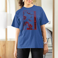 Japanese Spider Lily T Shirt For Women Soft Grunge Anime Aesthetic Flower - Wonder Print Shop