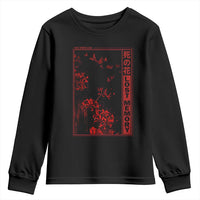 Japanese Spider Lily Youth Sweatshirt Soft Grunge Anime Aesthetic Flower - Wonder Print Shop