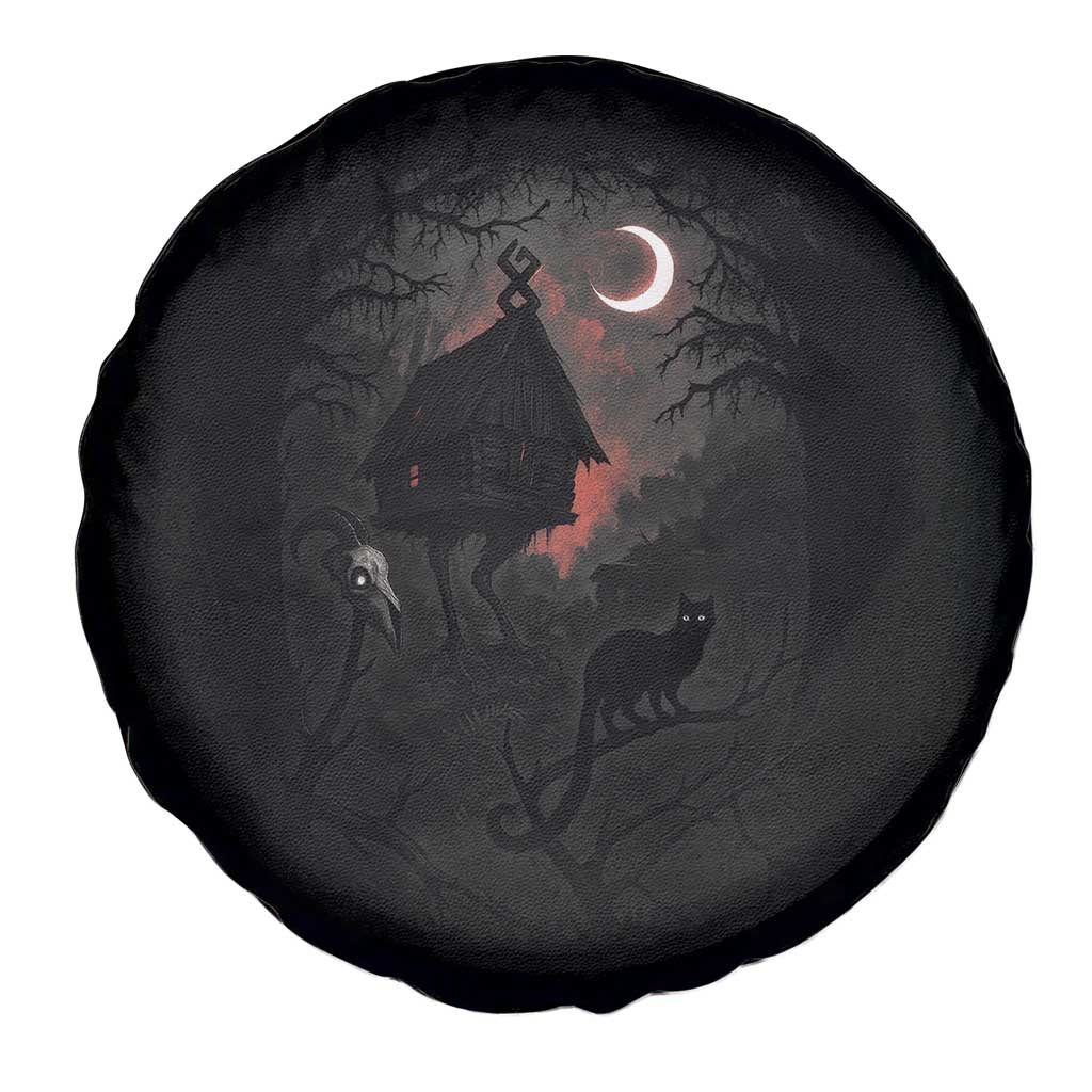 Baba Yaga House Spare Tire Cover Gothic Slavic Folklore Russia Fairy Tale - Wonder Print Shop