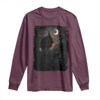Baba Yaga House Long Sleeve Shirt Gothic Slavic Folklore Russia Fairy Tale - Wonder Print Shop