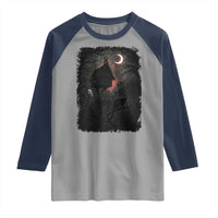 Baba Yaga House Raglan Shirt Gothic Slavic Folklore Russia Fairy Tale - Wonder Print Shop
