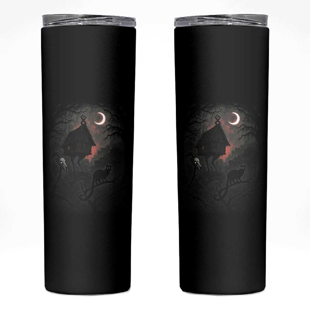 Baba Yaga House Skinny Tumbler Gothic Slavic Folklore Russia Fairy Tale - Wonder Print Shop
