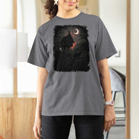 Baba Yaga House T Shirt For Women Gothic Slavic Folklore Russia Fairy Tale - Wonder Print Shop