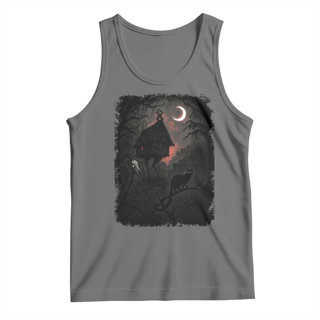Baba Yaga House Tank Top Gothic Slavic Folklore Russia Fairy Tale - Wonder Print Shop