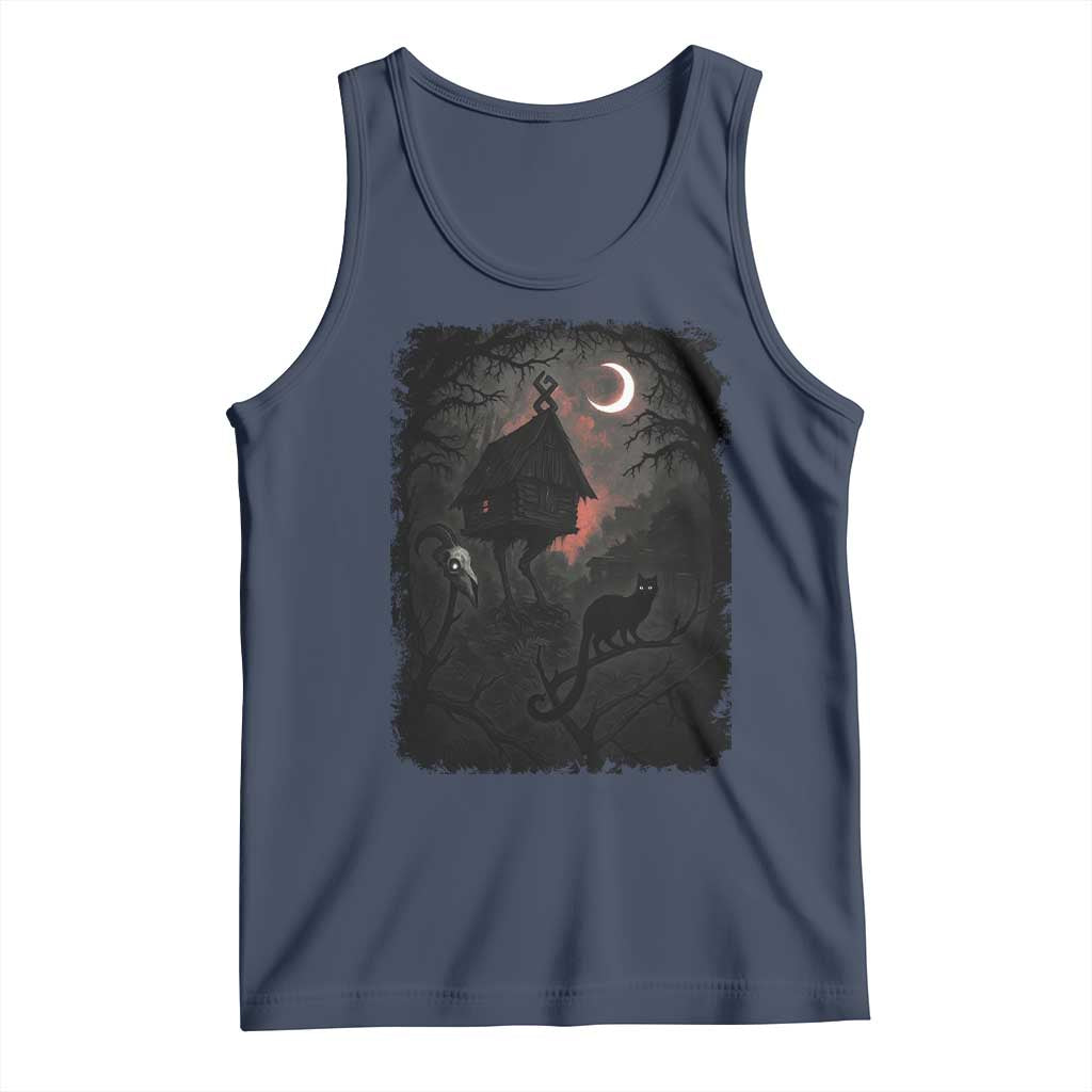 Baba Yaga House Tank Top Gothic Slavic Folklore Russia Fairy Tale - Wonder Print Shop