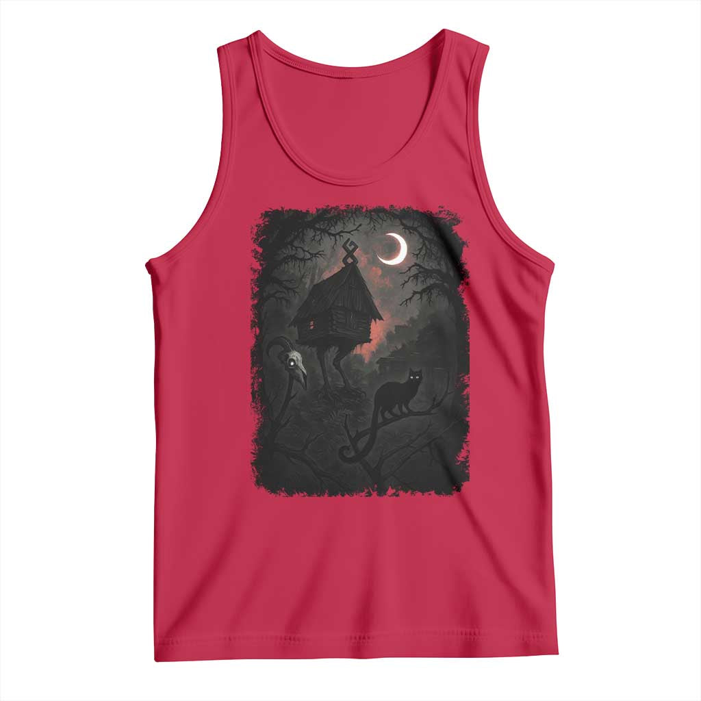 Baba Yaga House Tank Top Gothic Slavic Folklore Russia Fairy Tale - Wonder Print Shop