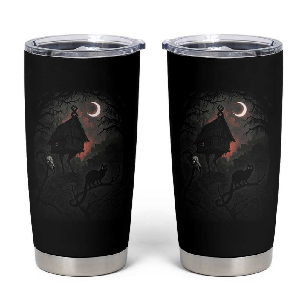 Baba Yaga House Tumbler Cup Gothic Slavic Folklore Russia Fairy Tale - Wonder Print Shop