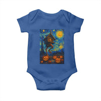 Baba Yaga House Baby Onesie Starry Night Van Gogh Slavic Folklore Russia Fairy Tale - Wonder Print Shop