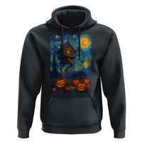 Baba Yaga House Hoodie Starry Night Van Gogh Slavic Folklore Russia Fairy Tale - Wonder Print Shop