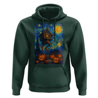 Baba Yaga House Hoodie Starry Night Van Gogh Slavic Folklore Russia Fairy Tale - Wonder Print Shop