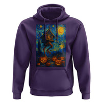 Baba Yaga House Hoodie Starry Night Van Gogh Slavic Folklore Russia Fairy Tale - Wonder Print Shop