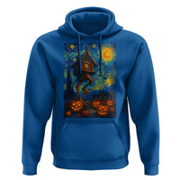 Baba Yaga House Hoodie Starry Night Van Gogh Slavic Folklore Russia Fairy Tale - Wonder Print Shop