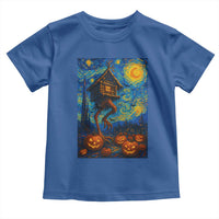 Baba Yaga House Toddler T Shirt Starry Night Van Gogh Slavic Folklore Russia Fairy Tale - Wonder Print Shop