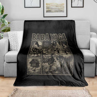 Baba Yaga House Throw Blanket Slavic Folklore Russia Fairy Tale Horror Fans - Wonder Print Shop