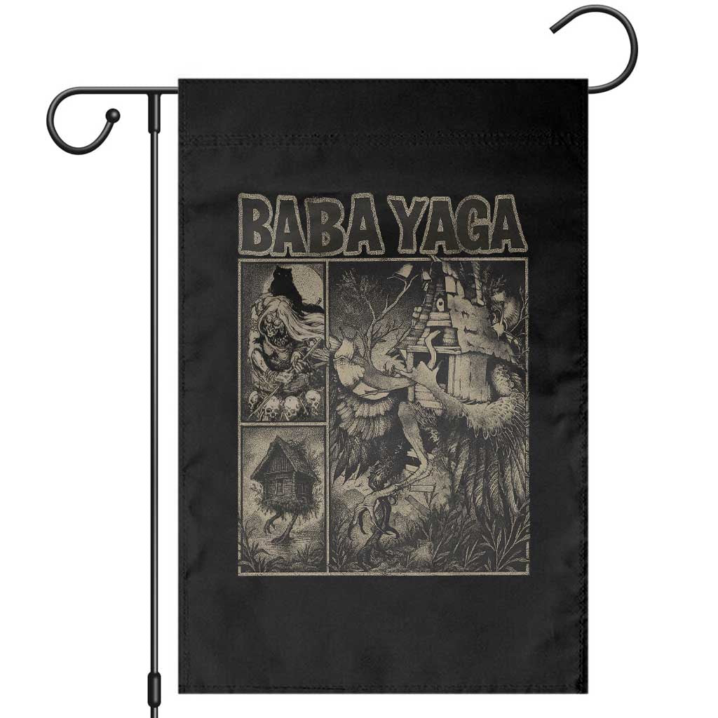 Baba Yaga House Garden Flag Slavic Folklore Russia Fairy Tale Horror Fans - Wonder Print Shop