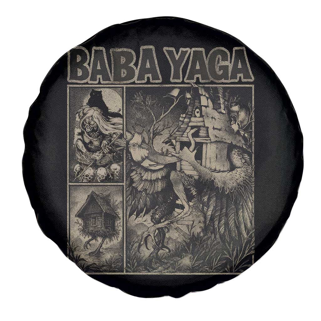 Baba Yaga House Spare Tire Cover Slavic Folklore Russia Fairy Tale Horror Fans - Wonder Print Shop