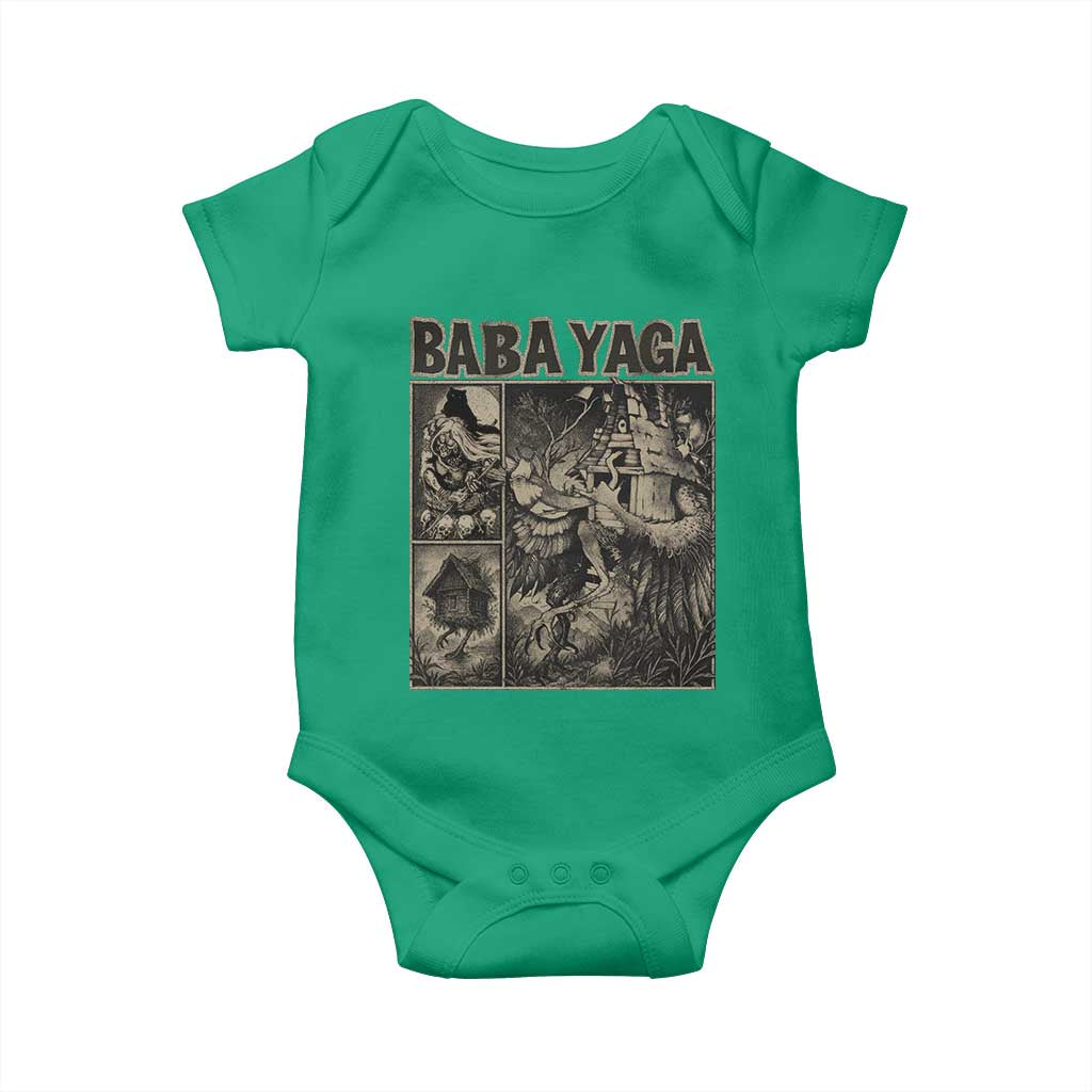 Baba Yaga House Baby Onesie Slavic Folklore Russia Fairy Tale Horror Fans - Wonder Print Shop