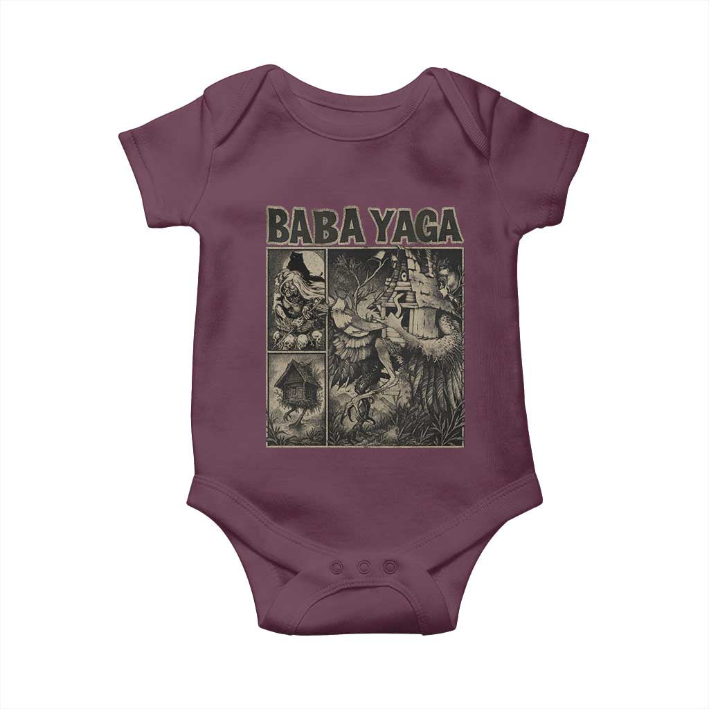 Baba Yaga House Baby Onesie Slavic Folklore Russia Fairy Tale Horror Fans - Wonder Print Shop