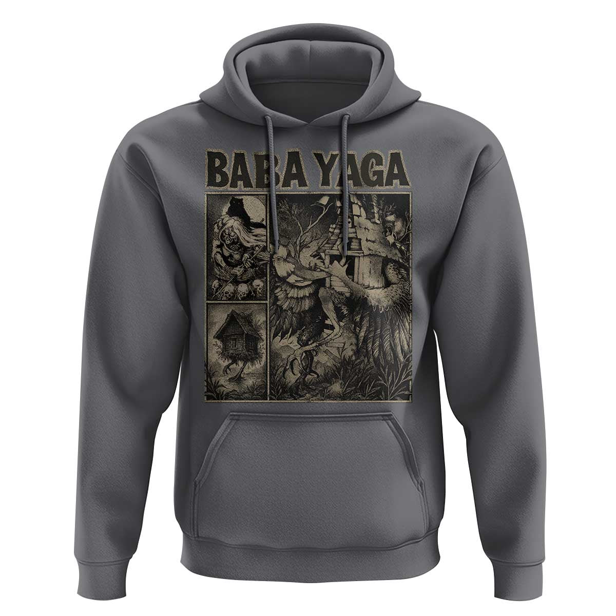 Baba Yaga House Hoodie Slavic Folklore Russia Fairy Tale Horror Fans - Wonder Print Shop