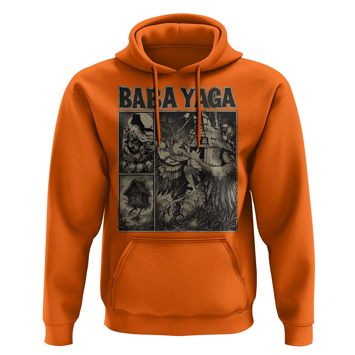 Baba Yaga House Hoodie Slavic Folklore Russia Fairy Tale Horror Fans - Wonder Print Shop