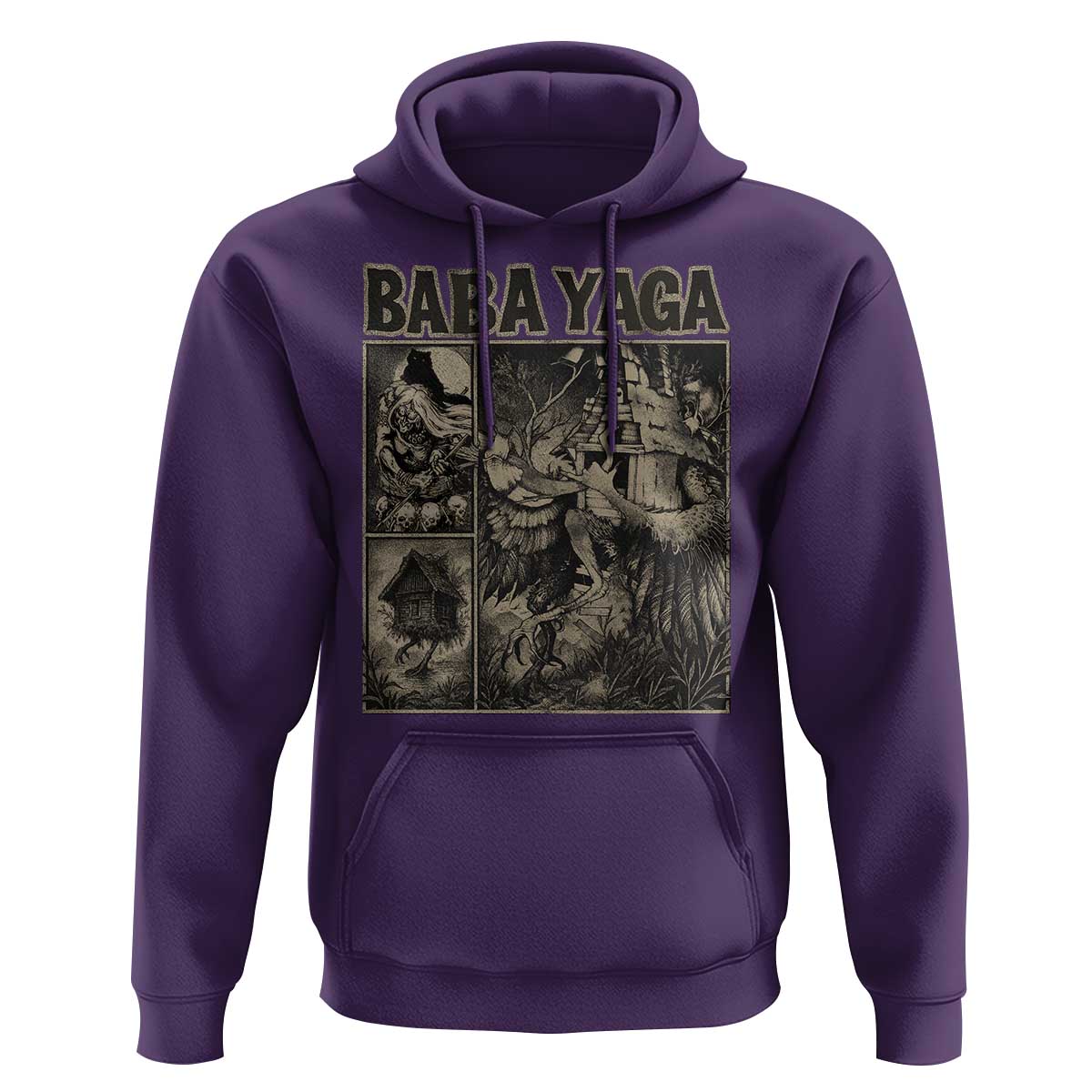 Baba Yaga House Hoodie Slavic Folklore Russia Fairy Tale Horror Fans - Wonder Print Shop