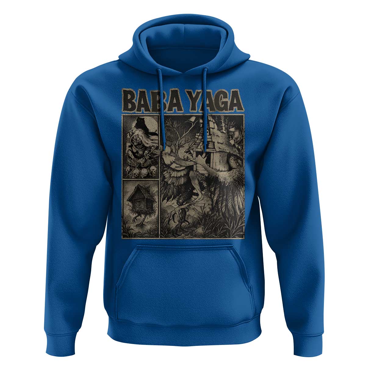 Baba Yaga House Hoodie Slavic Folklore Russia Fairy Tale Horror Fans - Wonder Print Shop