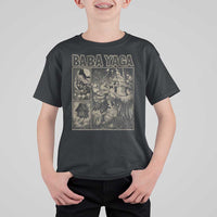 Baba Yaga House T Shirt For Kid Slavic Folklore Russia Fairy Tale Horror Fans - Wonder Print Shop