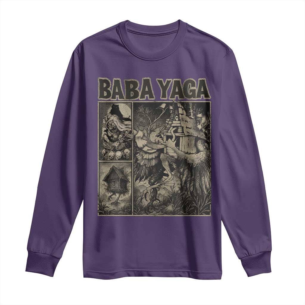Baba Yaga House Long Sleeve Shirt Slavic Folklore Russia Fairy Tale Horror Fans - Wonder Print Shop