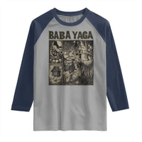 Baba Yaga House Raglan Shirt Slavic Folklore Russia Fairy Tale Horror Fans - Wonder Print Shop