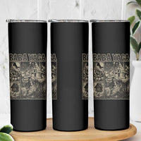 Baba Yaga House Skinny Tumbler Slavic Folklore Russia Fairy Tale Horror Fans - Wonder Print Shop