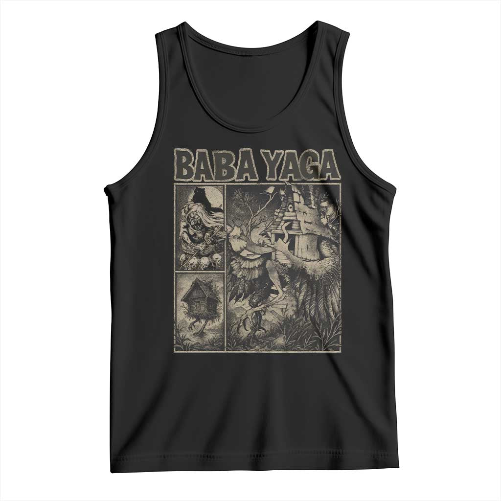 Baba Yaga House Tank Top Slavic Folklore Russia Fairy Tale Horror Fans - Wonder Print Shop