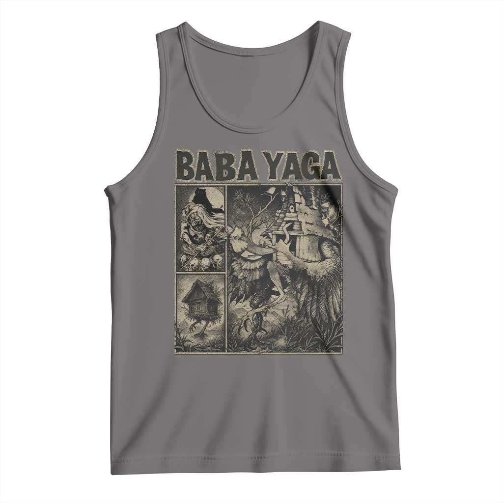Baba Yaga House Tank Top Slavic Folklore Russia Fairy Tale Horror Fans - Wonder Print Shop