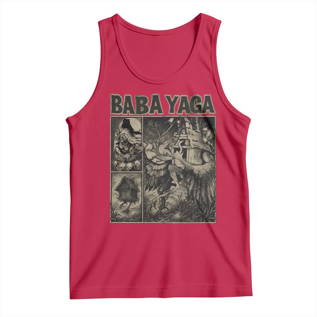 Baba Yaga House Tank Top Slavic Folklore Russia Fairy Tale Horror Fans - Wonder Print Shop