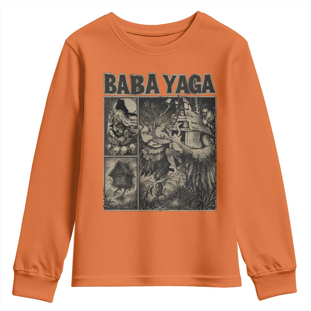 Baba Yaga House Youth Sweatshirt Slavic Folklore Russia Fairy Tale Horror Fans - Wonder Print Shop